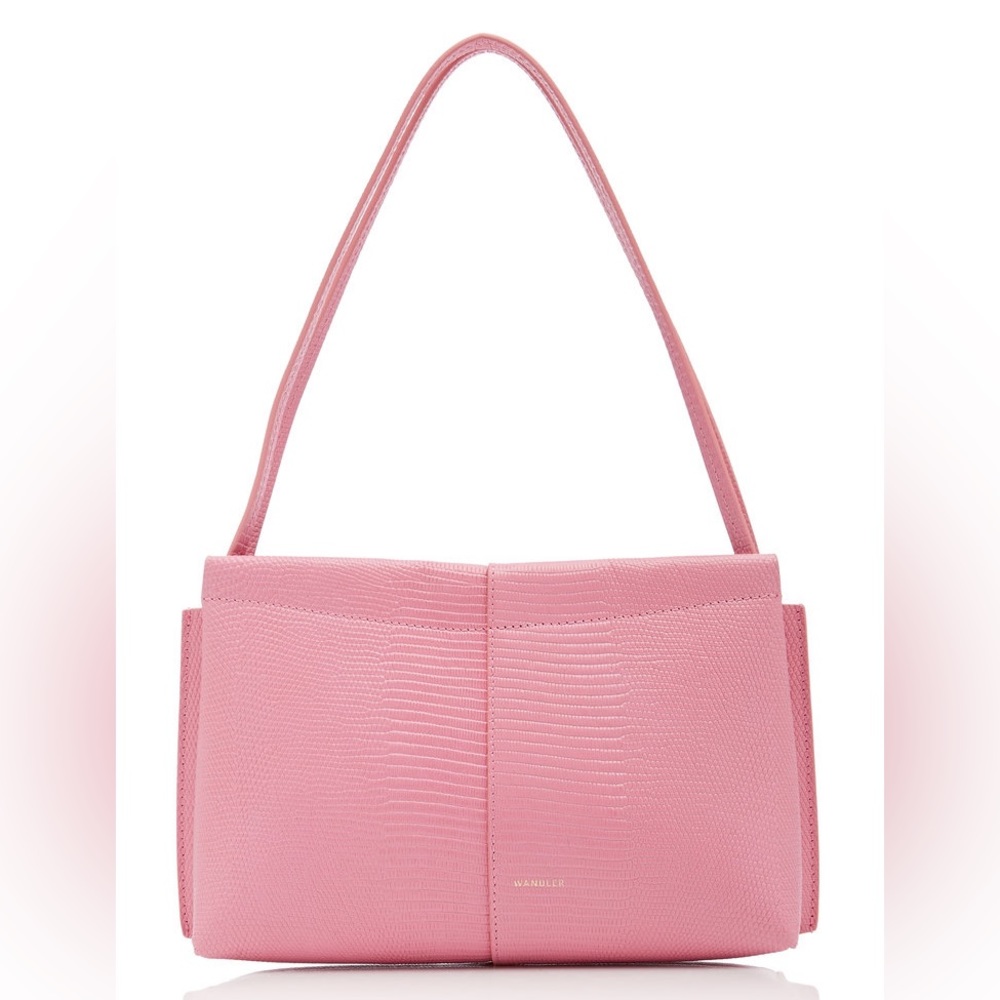Wandler Carly Mini Lizard-Effect Leather Shoulder Bag